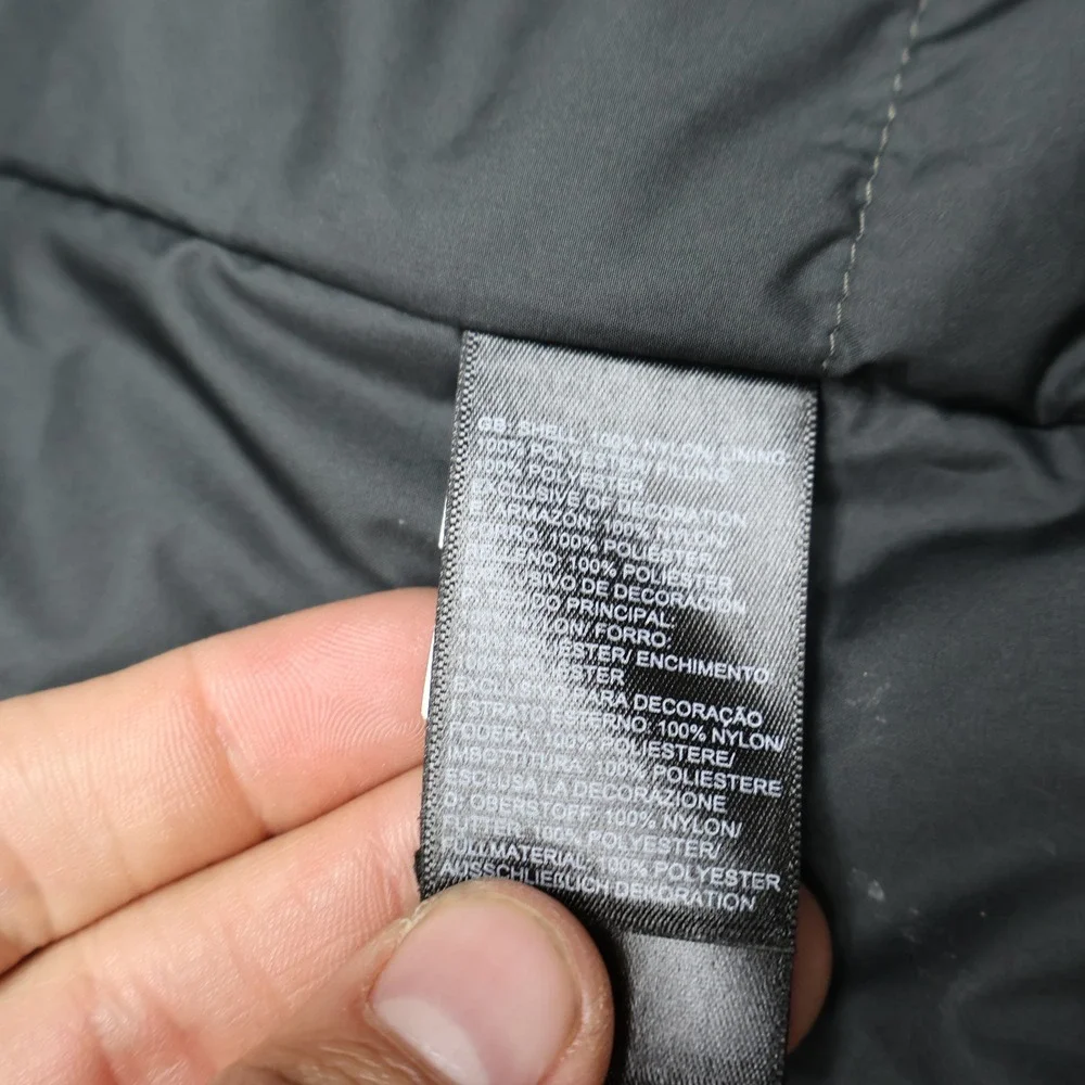 North Face Jacket Mens XL Black Clement Triclimate Full Zip Quilted 3in1 Liner